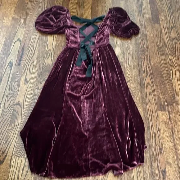 Reformation 4 By Anthropologie Reformation Jocelyn Velvet Dress